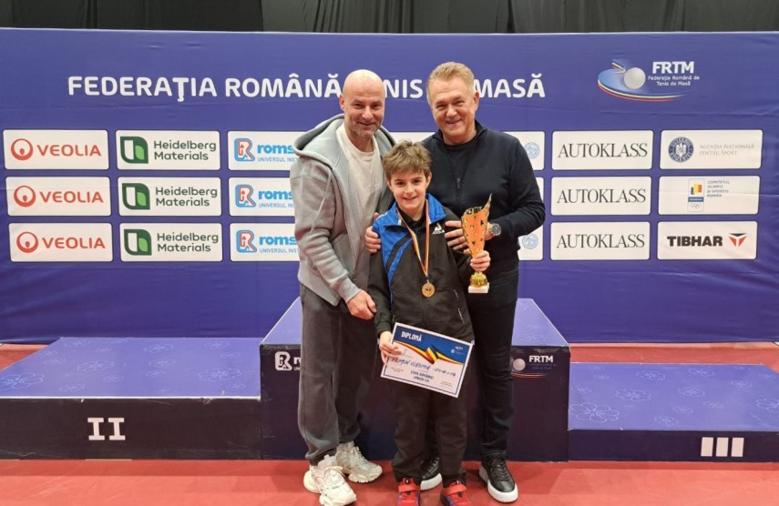 Sursa foto: Facebook (Federația Română de Tenis de Masă)