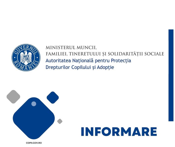 Sursa foto: Facebook/ Autoritatea Națională pentru Protecția Drepturilor Copilului și Adopție