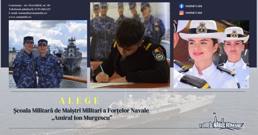 foto: Şcoala Militară de Maiştri Militari a Forţelor Navale 