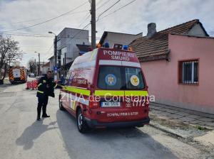 Incendiu la un atelier auto de pe strada Izvor din Constanța! (FOTO+VIDEO)