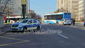 Accident în zona Boema din Constanța. O femeie, lovită de un autobuz pe trecerea de pietoni (FOTO+VIDEO)         